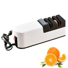 Xinlie Aiguiseur Couteaux Electriques Ajustement Angle Automatique Affuteur Couteau Universel Aiguiseur Couteau de Cuisine Pr