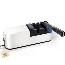 Aiguiseur Couteaux Électrique Aiguiseur Couteaux Électrique Blanc Aiguiseur Couteaux Roulant 5 En 1 Affuteur Couteau Electriq