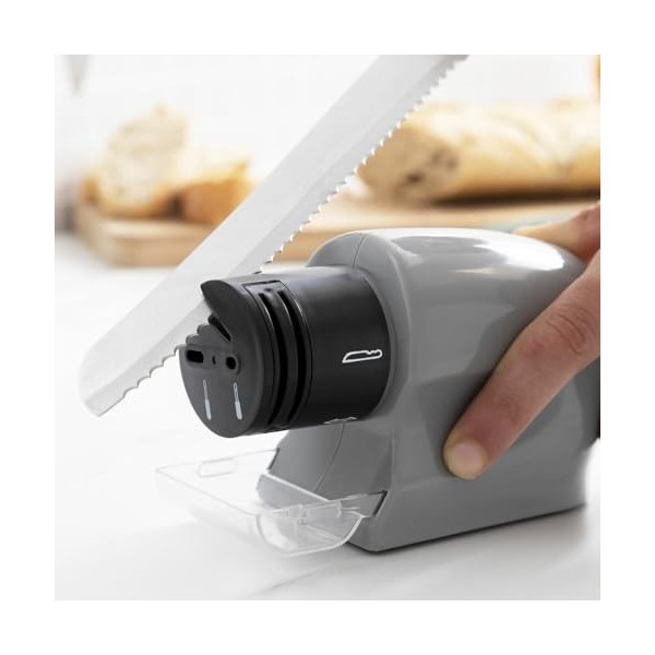 InnovaGoods® Aiguiseur électrique polyvalent 6 en 1 ESharp, aiguisez vos lames et outils rapidement et facilement, avec 6 têt