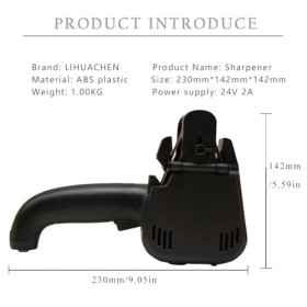 LIHUACHEN M3 Aiguiseur de couteaux électrique Ciseaux professionnels Aiguiseur de couteaux Machine daffûtage de couteaux éle