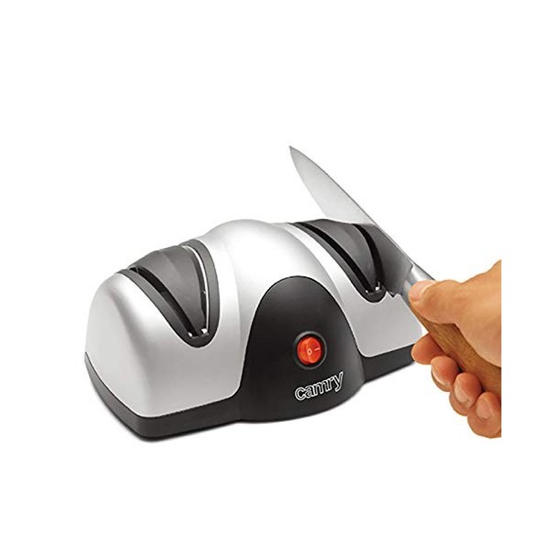 CAMRY Aiguisoir électrique Argent et Noir, Multicolore, Taille Unique CR 4469