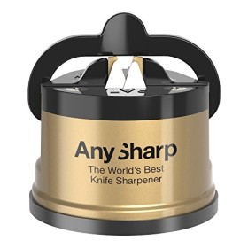 AnySharp Global Aiguisoir Avec PowerGrip Doré