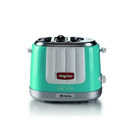 Ariete 206 Hot Dog Maker Party Time, Hot Dog Maker, 650 W, 5 niveaux de cuisson, 4 espaces de cuisson, éjection automatique, 