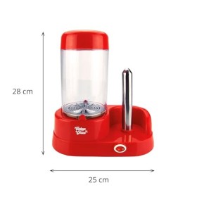 JOCCA - Machine à Hot Dogs | Appareil à Hot Dogs 350W | Barres en Acier Inox | Capacité 6 Saucisses | Idéal pour Fêtes et Cad