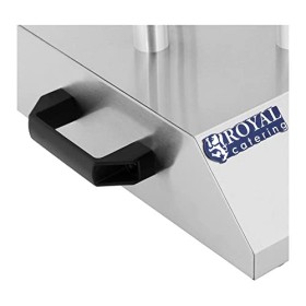 Royal Catering Chauffe Pain Hot Dog Machine Appareil à Hot-Dog Professionnel RCHW-200 200 W, Température max. 145 °C, 4 Broc