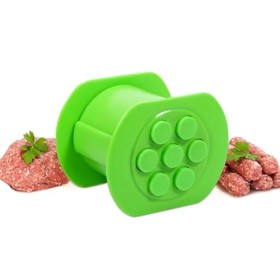 Cevapcici Presse - Cevapcici Machine à hot dog à 7 trous - Machine manuelle pour saucisses faites maison vert 