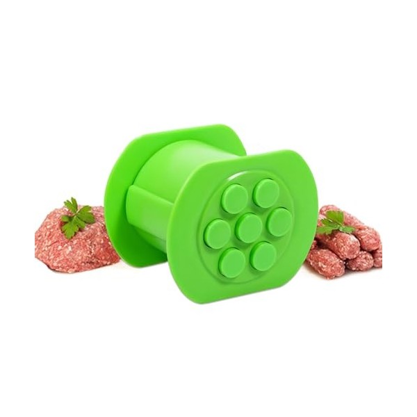 Cevapcici Presse - Cevapcici Machine à hot dog à 7 trous - Machine manuelle pour saucisses faites maison vert 