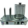 L2G -Chauffe-Saucisse Électrique - Machine à Hot Dog en Inox - Bocal Avec Grille Intérieure Inox Ø20 cm - 3 Plots Chauffants 