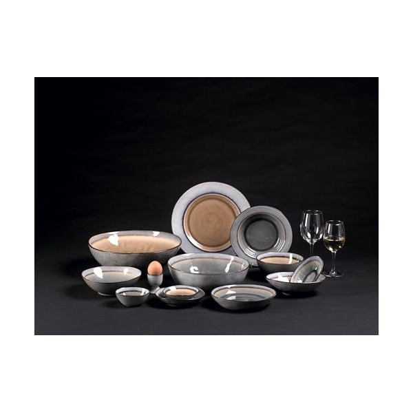 Cosy & Trendy Lot de 6 Tasses en Céramique, Castor, 39Cl, Multicouleur