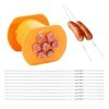 1 Machine À Saucisses, 10 Brochettes De Barbecue, Moule À Hot-Dog Diy, Presse-Bâtons De Viande Manuel, Ustensiles De Cuisine