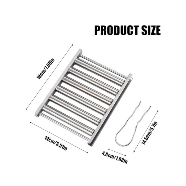 XKSOCT 1 Ensemble Rouleau à Hot-Dog antiadhésif avec Manche en Bois Extra Long,Appareil Hot Dog Roller,Barbecue À Hot-Dog pou