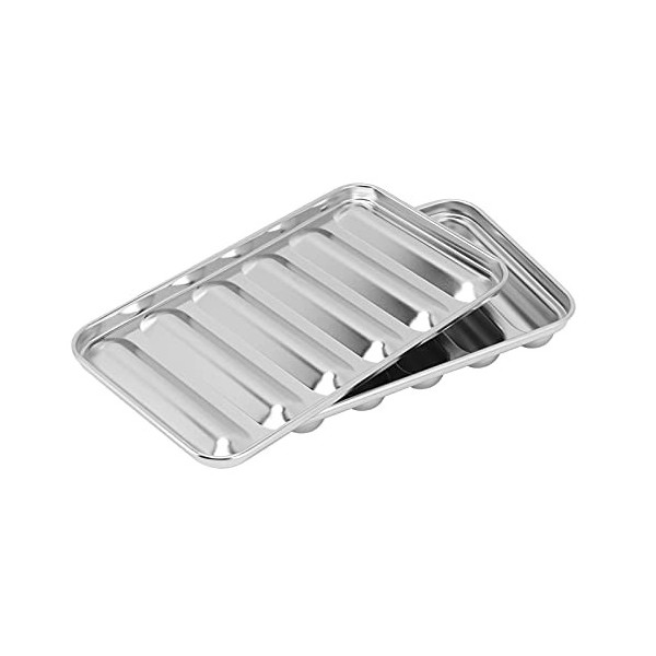 TOPINCN Moule à Saucisse, Moule à Saucisse en Acier Inoxydable 304 Moule à Hot-Dog Complément Alimentaire pour Bébé Moule à S