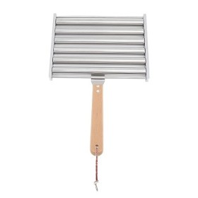 Oumefar Cuiseur à Vapeur de Support de Rouleau de Saucisse de Hot-dog Dacier Inoxydable avec la Conception de 6 Bâtons Dout