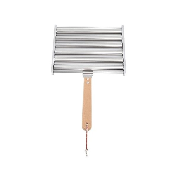 Oumefar Cuiseur à Vapeur de Support de Rouleau de Saucisse de Hot-dog Dacier Inoxydable avec la Conception de 6 Bâtons Dout