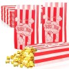 100 Pcs Petites Boite Pop Corn, Sachet Pop Corn, Sac à Pop Corn en Matériau Résistant à lhuile pour Machines à Pop Corn, Boî