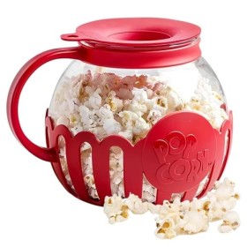 Machine À Pop Corn, 2,13L Microwave Popcorn Maker, Lave Vaisselle Applicable, Pot Microwave Air Popcorn Snack, Résistant à Ha