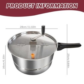 Hperu Maker de la Machine à Pop-Corn de remuant