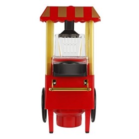 Machine à Pop-corn Rétro Mise à Jour, Air Chaud 1200W pour la Maison, Machine à Pop Corn, Saine et sans Calorie, Fonctionneme