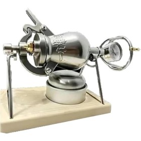 Machine à Pop-Corn Haute Pression à, Machine à Pop-Corn Traditionnelle Chinoise en Acier Inoxydable 304 avec Sac à Pop-Corn, 