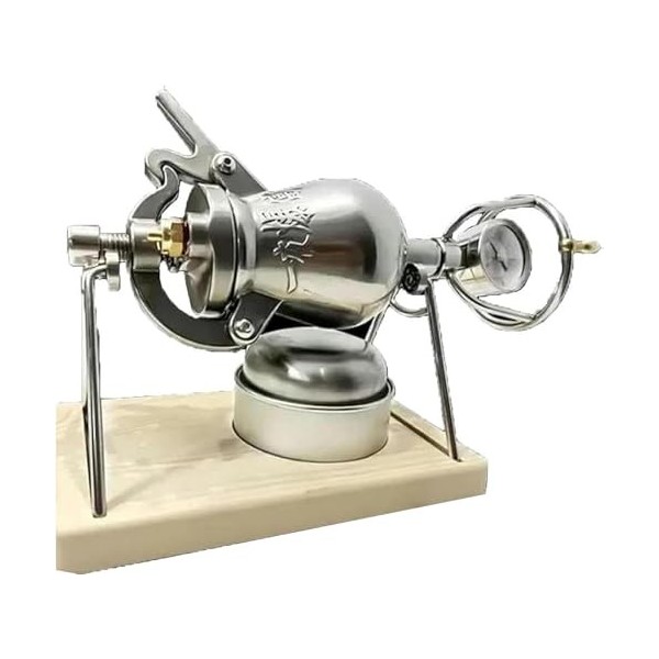 Machine à Pop-Corn Haute Pression à, Machine à Pop-Corn Traditionnelle Chinoise en Acier Inoxydable 304 avec Sac à Pop-Corn, 