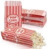 Lot de 100 sacs à popcorn pour fête, sacs en papier pour la nourriture, sacs à pop-corn pour soirée pyjama, sacs à popcorn pr