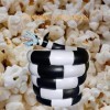 RICOKJRDE Seau à Pop-Corn Amusant, Seau à Pop-Corn Sandworm, Seau à Pop-Corn Sandworm, Seaux à Pop-Corn Réutilisables, Horreu