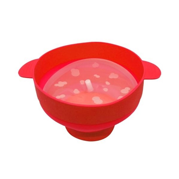 Popcorn Popper en silicone | Popcorn pliable pour micro-ondes avec 15 tasses de pop-corn | Résistance aux hautes températures