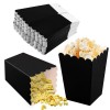 50 Pièces Popcorn Boîtes, 5,5x7,5x10,7 cm Sacs de Pop-Corn en Papier, Petites Cornet Pop Corn, Conteneur de Bonbons en Carton