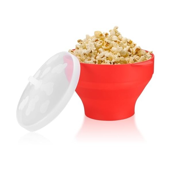 Popcorn Popcorn pour micro-ondes, machine à popcorn en silicone, un bol à pop-corn facile à préparer, bol pliable pour machin
