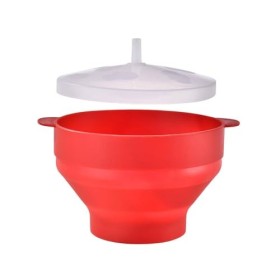 Popcorn Poppers – Popcorn Popper en silicone – Bol à popcorn | Machine à popcorn en silicone passant au micro-ondes | Bol à p