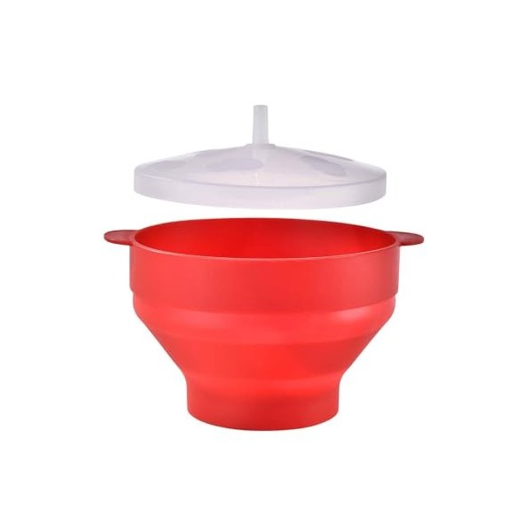 Popcorn Poppers – Popcorn Popper en silicone – Bol à popcorn | Machine à popcorn en silicone passant au micro-ondes | Bol à p