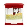 WOQLIBE Machine à pop-corn 800 W - Machine à pop-corn professionnelle avec pot en acier inoxydable - Pour magasins, supermarc