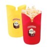 PoppyCrisp Lot de 2 machines à popcorn en silicone pour popcorn, popcorn micro-ondes, machine à popcorn, bol en silicone popc