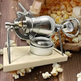 Machine à Pop-Corn Traditionnelle Chinoise avec Soupape De Surpression, Machine à Pop-Corn RéTro en Acier Inoxydable 304, Mac