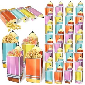 Lot de 40 boîtes à bonbons pour la rentrée scolaire, sacs cadeaux pour professeurs, boîtes à bonbons, cadeaux de bienvenue à 