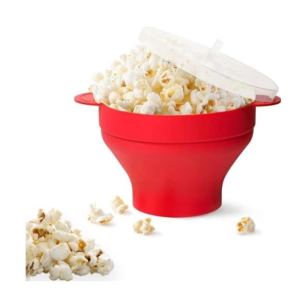 Micro-ondes à pop-corn, machine à pop-corn en silicone pour micro-ondes, récipient à pop-corn pliable en silicone, pop-corn p