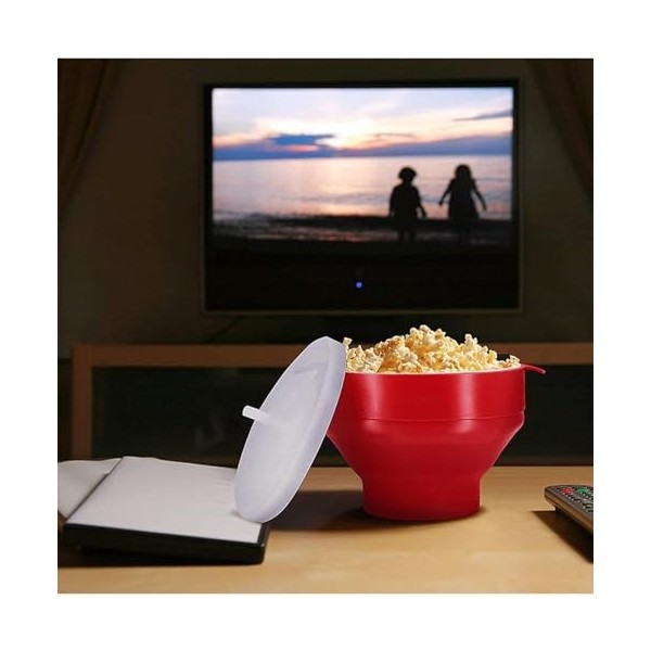 Micro-ondes à pop-corn, machine à pop-corn en silicone pour micro-ondes, récipient à pop-corn pliable en silicone, pop-corn p