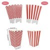 Lot de 20 boîtes à popcorn réutilisables pour films, fêtes, bonbons, enfants, cadeaux, anniversaires, mariages