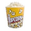 Seau Popcorn Taille Géante 3,6 Litres de Capacité Bol Popcpon Seau pour Popcorn Chips Snack Seaux Popcorn Seau Popcorn Réutil