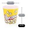 Seau Popcorn Taille Géante 3,6 Litres de Capacité Bol Popcpon Seau pour Popcorn Chips Snack Seaux Popcorn Seau Popcorn Réutil