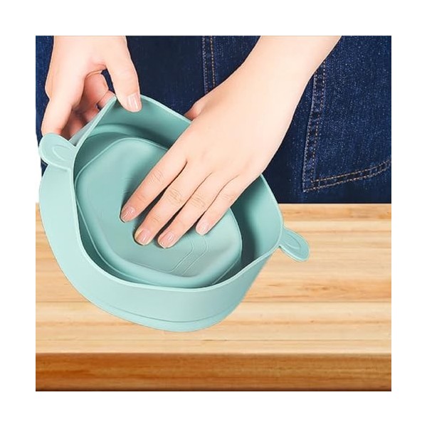 Eruceky Popcorn Micro Ondes, Bol à Pop Corn En Silicone, Pliable Machine à Popcorn, Pour Les Fêtes, Les Films, Les Maisons, L