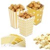 Popcorn Boîtes,72pcs Boîtes Pop Corn,Bonbons Conteneur en Carton Boite Pop Corn Or Boîtes à Maïs Soufflé Snacks Containers,po