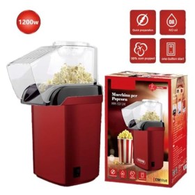 A2ZWORLD Machine à Popcorn Air Chaud 1200W Préparation Rapide Max 3 Minutes Sans Huile ni Graisse Facile à Nettoyer 5321R , 