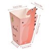 24 Pièces sacs à pop-corn, petites boîtes à pop-corn, sacs à pop-corn en papier, récipients dinosaures pour pop-corn, sacs à 