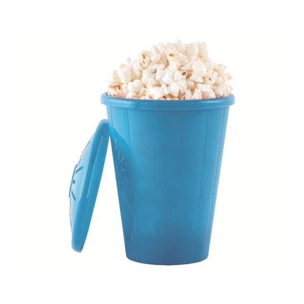 QUHUOYAO Machine à popcorn en silicone, passe au micro-ondes, récipients à popcorn en plastique, bol à popcorn pour micro-ond