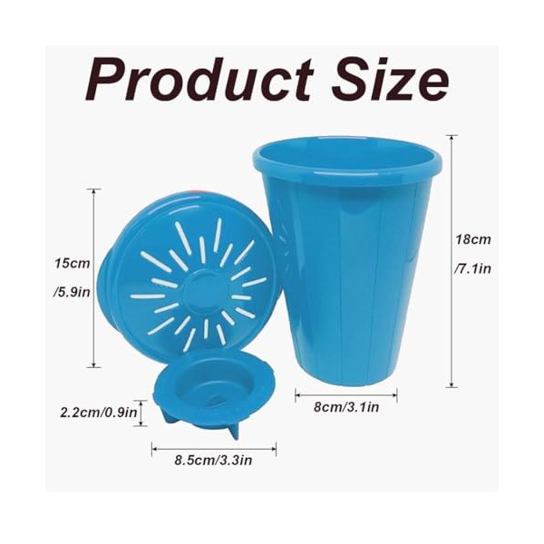 QUHUOYAO Machine à popcorn en silicone, passe au micro-ondes, récipients à popcorn en plastique, bol à popcorn pour micro-ond