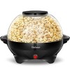 Yabano Machine à Popcorn, Électrique Machine à Pop Corn avec Plateau de Cuisson Détachable, Revêtement Antiadhésif, Bol de 5l