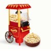 NK Machine à popcorn rétro électrique 1200 W, bouton facile à utiliser, préparation prête en 2 minutes, air chaud, taille 0,3