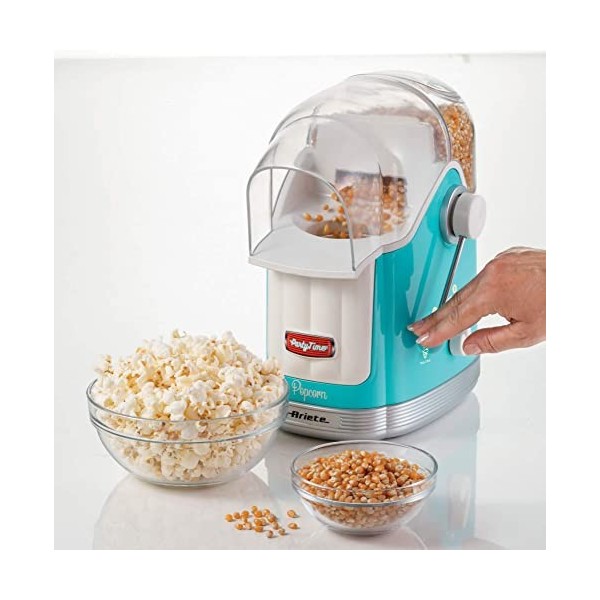 Ariete 00C295801AR0 Machine à Popcorn Bleu, Blanc 1100 W