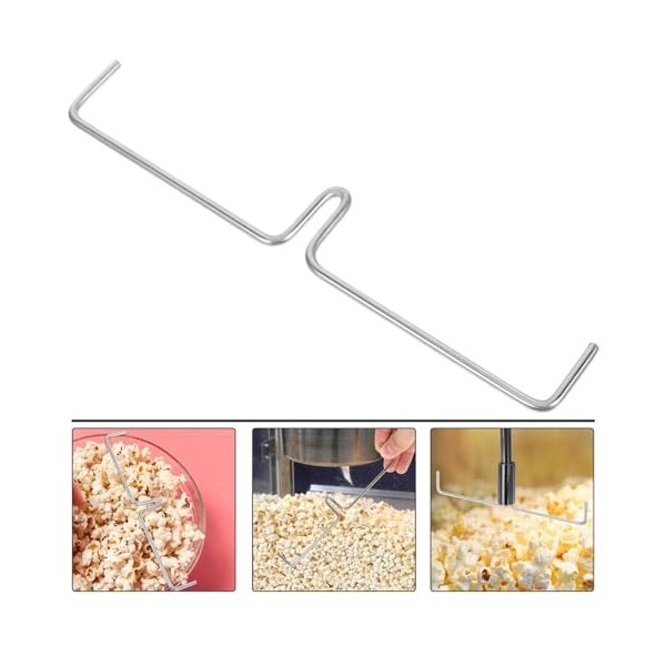 BESTonZON Mélangeur De Machine À Pop-Corn Machine À Pop-Corn Tige Dagitation Pop-Corn Commercial Pour Pièces Et Accessoires 